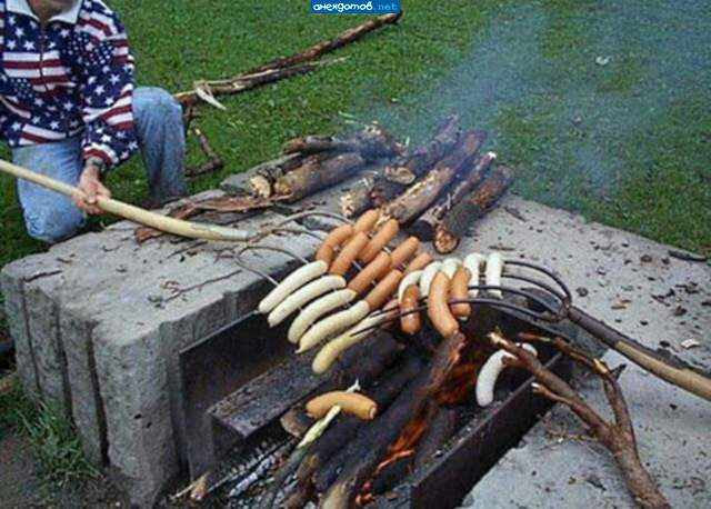 Не.е,не наши это люди... у наших и мясо лучше, и трава гуще