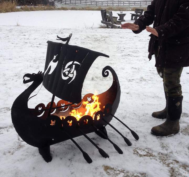 Креативненький мангал!