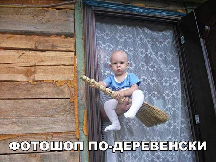 А и здоров мужик. На вытянутой руке держит