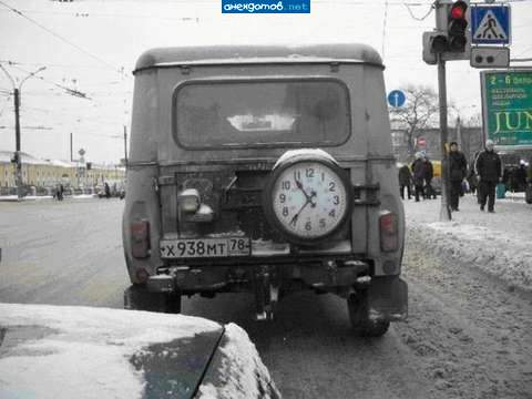 Если кто наедет сзади - запомним во сколько