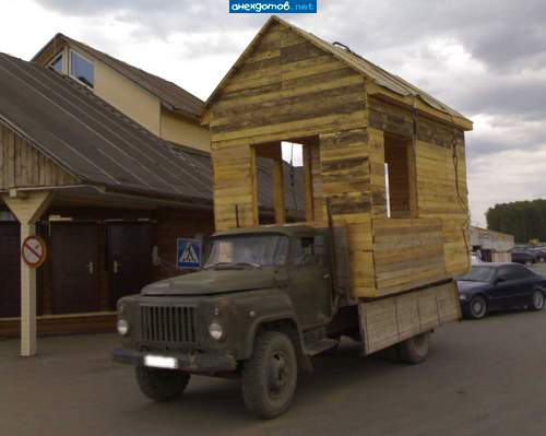 прародитель трейлеров (домов на колёсах)