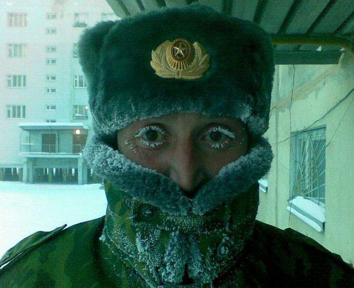 Дорогая мама! У нас хооршая погода, потеплело до -40