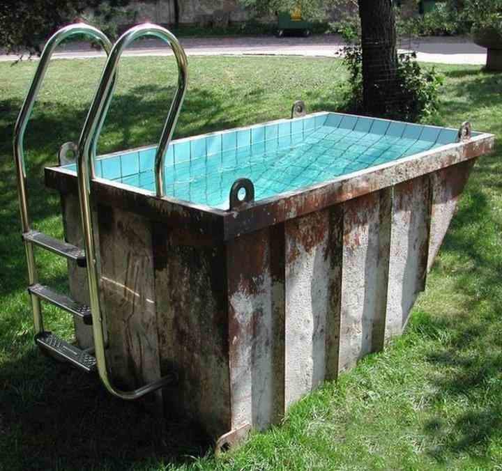 дачный малобюджетный бассейн