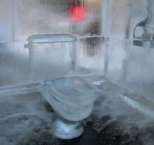 Туалет Снежной королевы